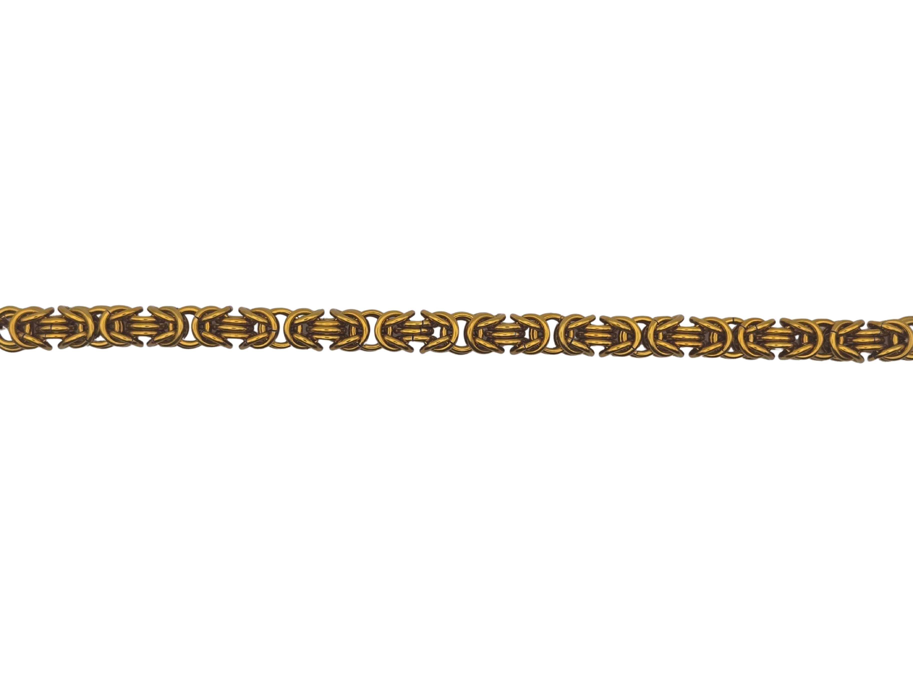 Gold byzantine bracelet